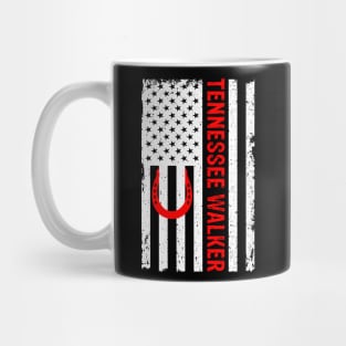 American Tennessee Walker USA Flag Mug